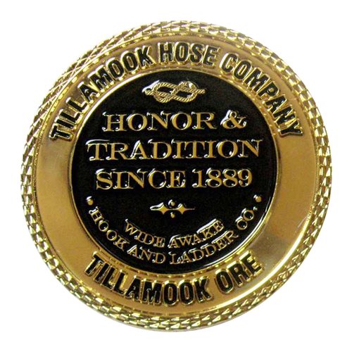 Tillamook Fire Chief Challenge Coin