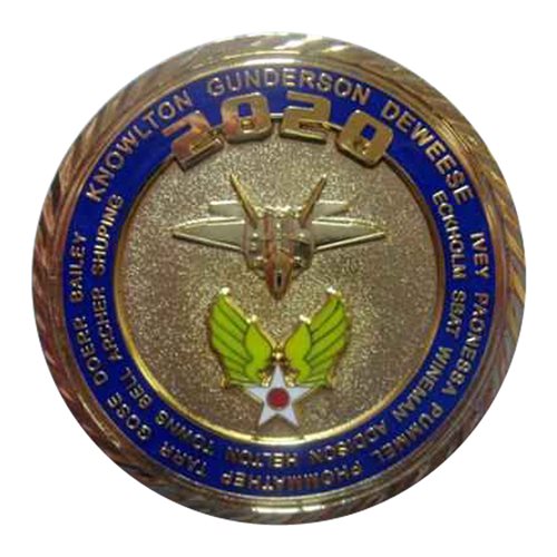 F-22 Demo Team 2020 Gold Challenge Coin - View 2