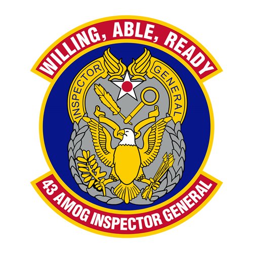 43 AMOG Inspector General Patch