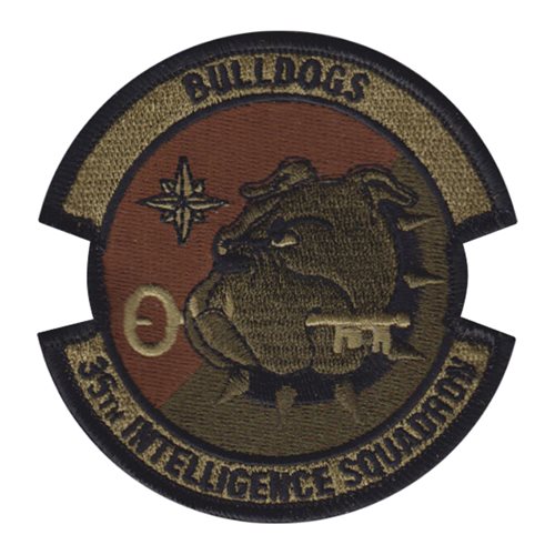 35 IS Bulldogs OCP Patch