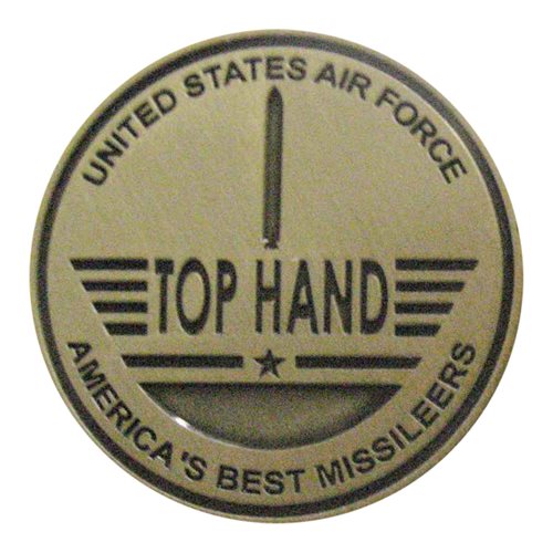 576 FLTS USAF Top Hand Bronze Challenge Coin
