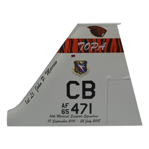 14 MSS T-38 Airplane Tail Flash