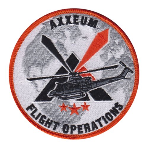 Axxeum Flight Operations Bell 412 Patch