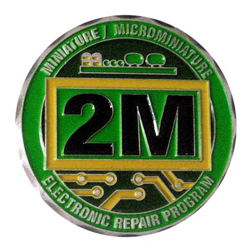 2M AFREP Skull Challenge Coin - View 2