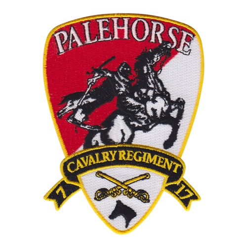 7-17 CAV Palehorse Patch