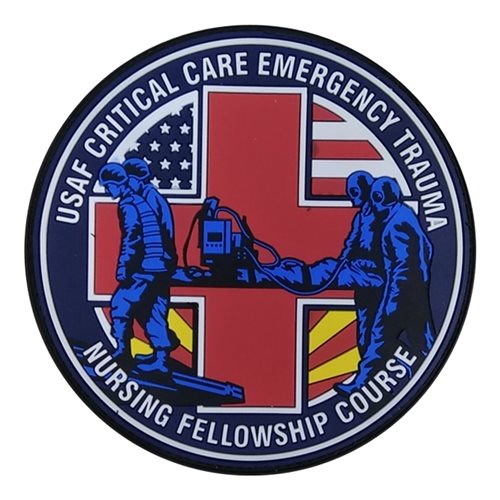 USAF Critical Care Emergency Trauma Nursing Fellowship Course PVC Patch
