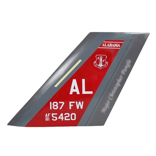 187 FW F-35A Lightning II Tail Flash - View 3