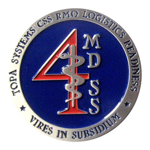 4 MDSS Commanders Challenge Coin - View 2