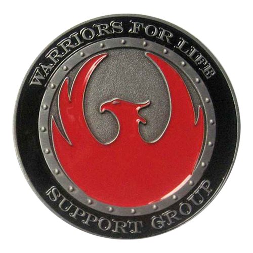 Warrior For Life Challenge Coin - View 2