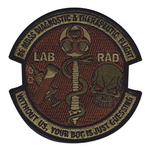 86 MDSS D&T Flight Morale Patch 86th Medical Support Squadron Patches