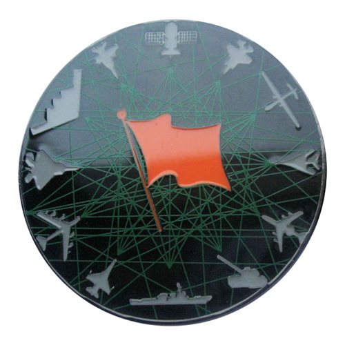412 OG Orange Flag Challenge Coin | 412th Electronic Warfare Group  Coins
