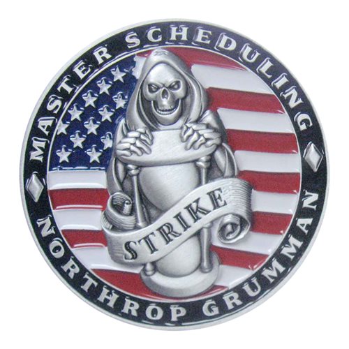Northrop Grumman Master Scheduling Strike Challenge Coin