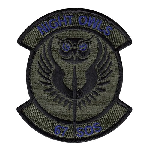 67 SOS Night Owls Subdued Patch
