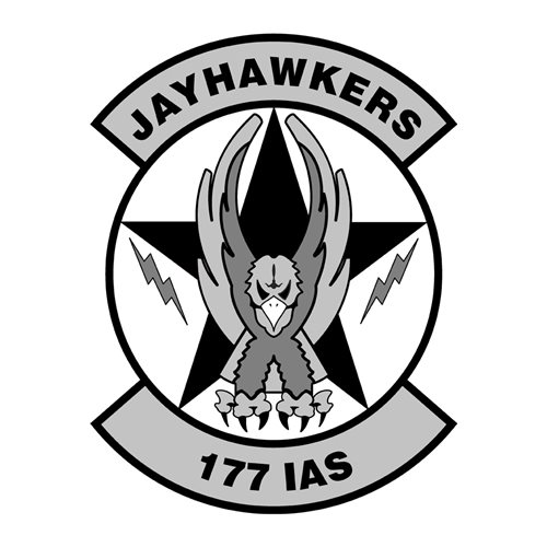 177 IAS Jayhawkers Gray Patch