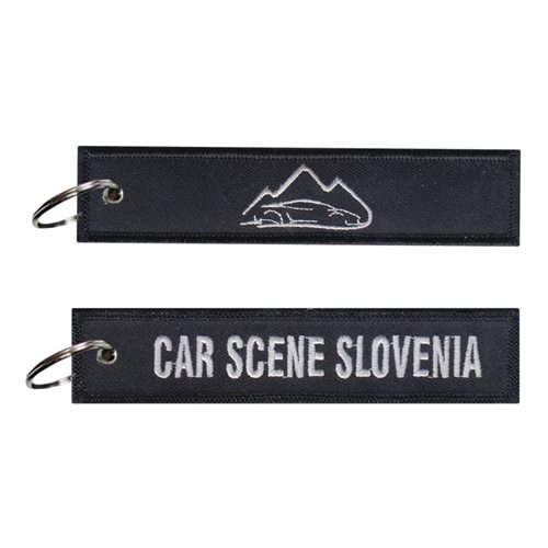Car Scene Slovenia Key Flag 