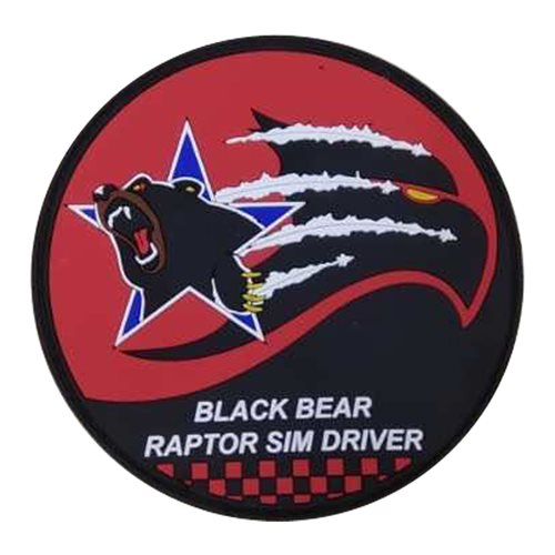 325 TRSS Raptor SIM Driver PVC Patch