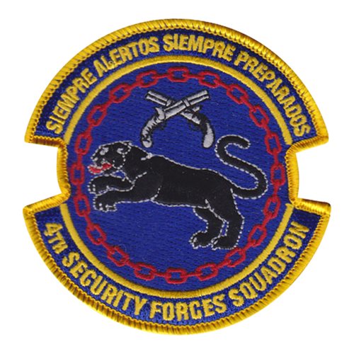 4 SFS Latin Motto Patch