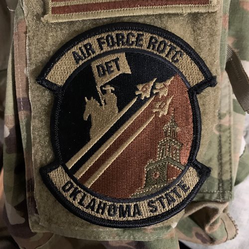 AFROTC Det 670, Oklahoma State University OCP Patch - View 2