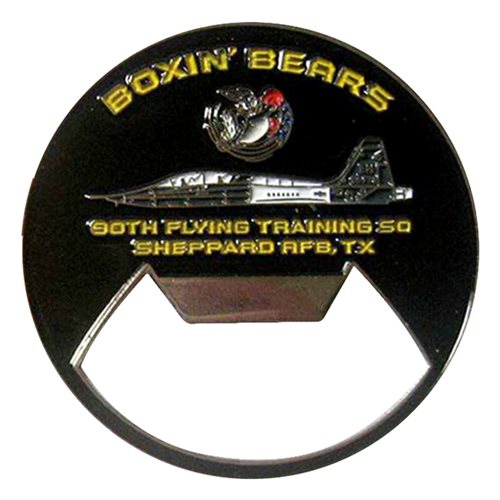 90 FTS Bottle Opener Challenge Coin - View 2