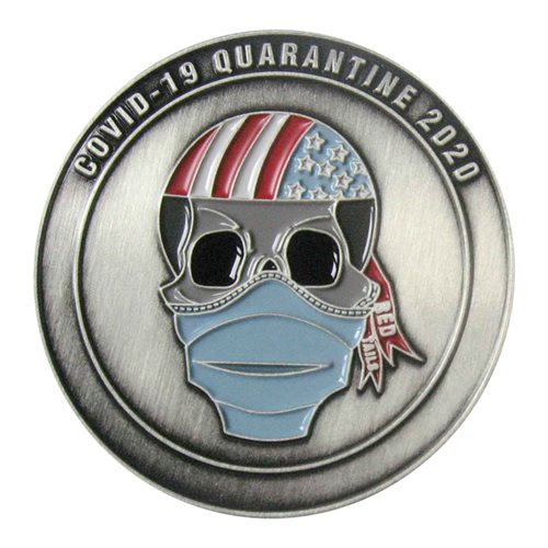 332 AEW COVID-19 Quarantine 2020 Challenge Coin