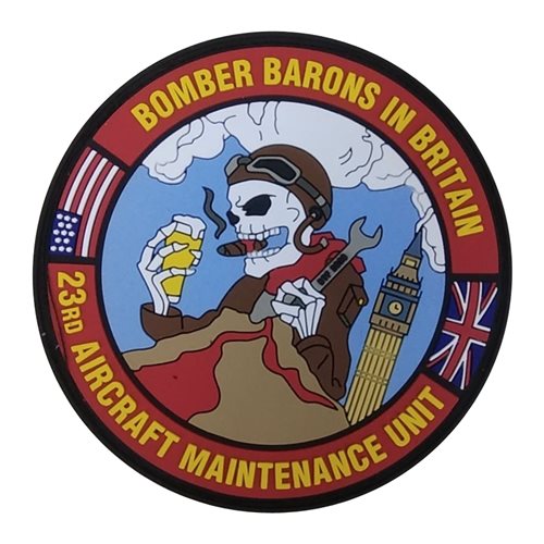 USAF 23d BS PVCパッチ U.S Space Force PVC Patch 23rd Space Operations Squadron