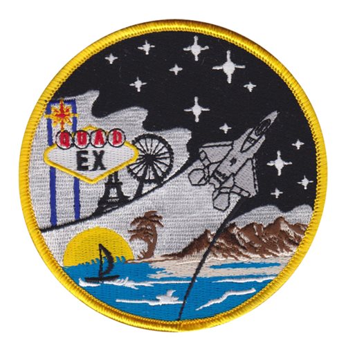 USAF 90TH FIGHTER SQ WEAPONS SYSTEM EVALUATION PROGRAM 2015 ORIGINAL PATCH 