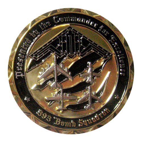 393 BS Commander Challenge Coin - View 2
