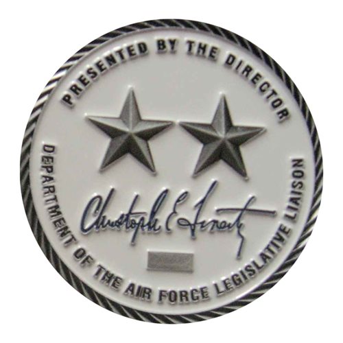 SAF LL Director Challenge Coin - View 2