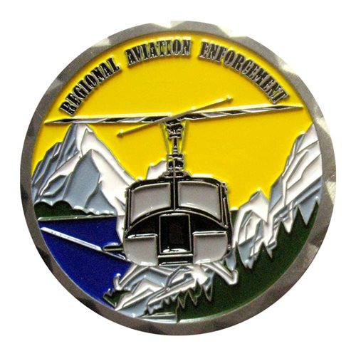 Washoe County Sheriffs Office RAVEN Aviation Operations Challenge Coin - View 2