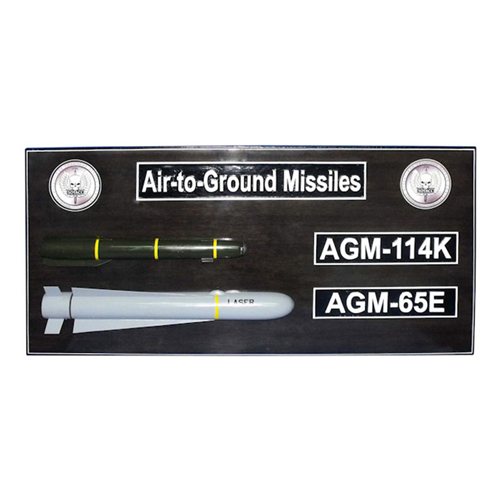 Air-to-Ground Missiles Custom Wall Plaque