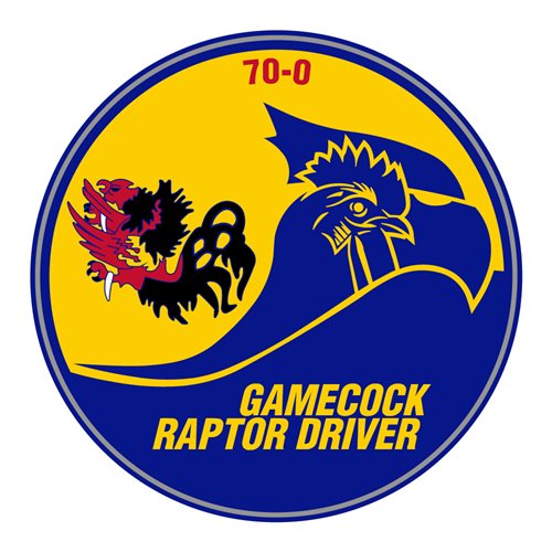 19 FS Gamecock Raptor Driver PVC Patch