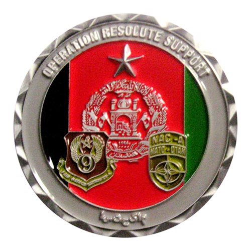 9 AETF Command Chief Challenge Coin - View 2