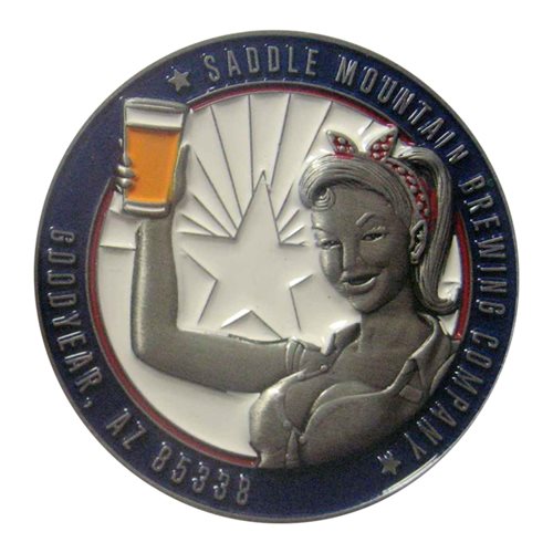 Saddle Mountain Brewing Company Rosie Challenge Coin