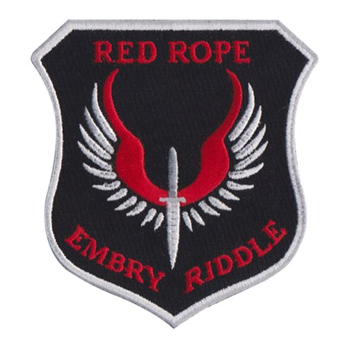 AFROTC Det 157 ERAU Red Rope Patch