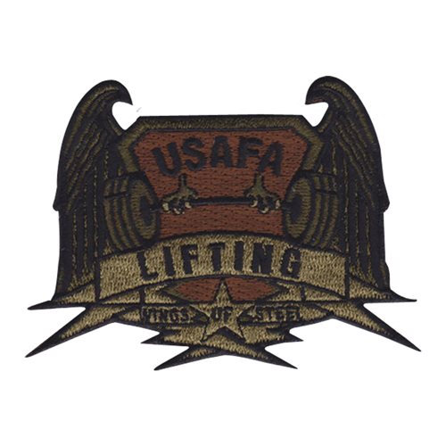 USAFA Lifting Club Wings of Steel OCP Patch