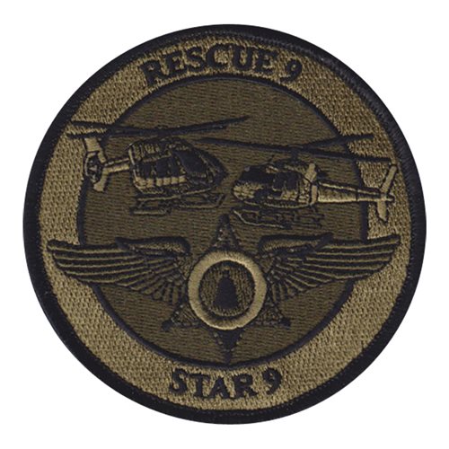 Riverside County Sheriff Rescue 9 Star 9 OCP Patch