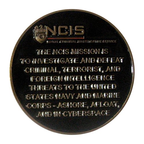USNCIS Special Agent  Challenge Coin - View 2