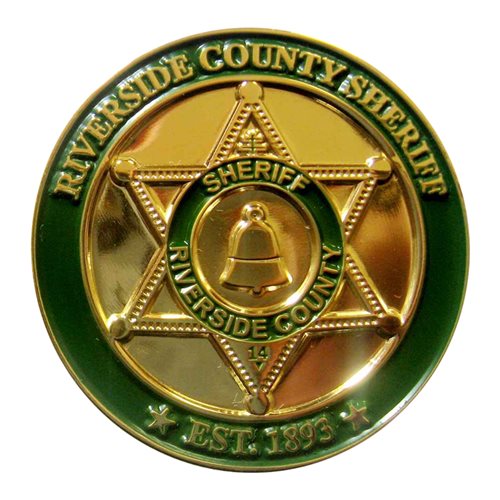 Riverside County Sheriff Rescue 9 Challenge Coin