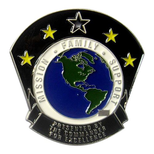 461 OSS Commander Challenge Coin - View 2