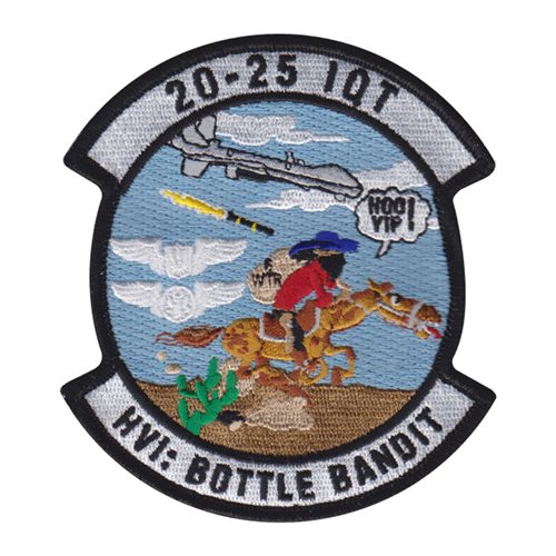 Holloman AFB IQT Class 20-25 Operation Bottle Bandit Patch