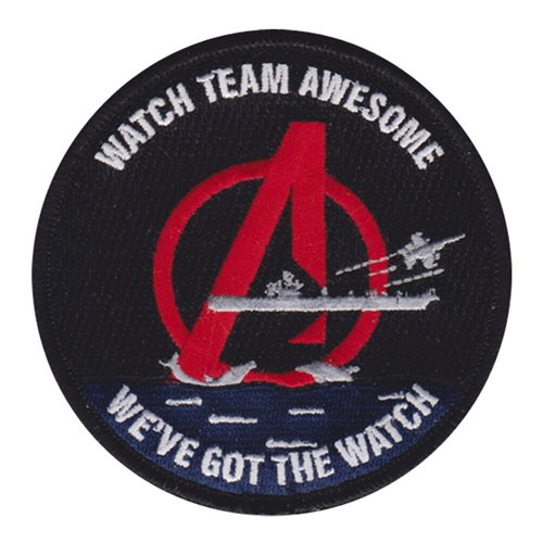 USS Nimitz Watch Team 4 Patch