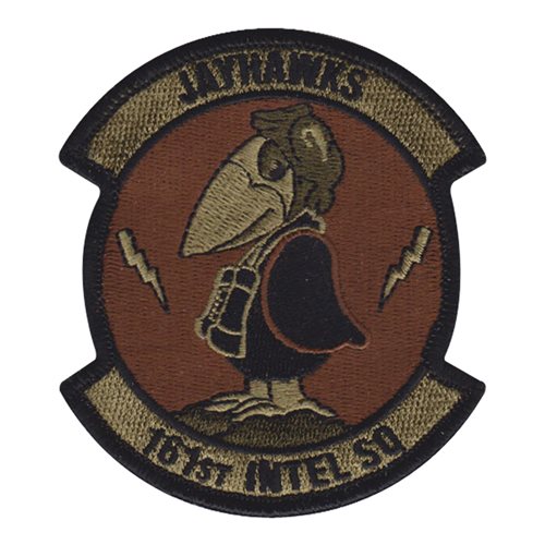 161 IS Jayhawks OCP Patch | 161st Intelligence Squadron Patches