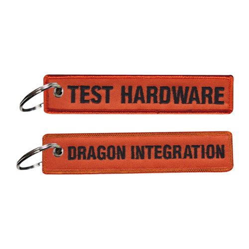 SpaceX Test Hardware Dragon Integration Key Flag