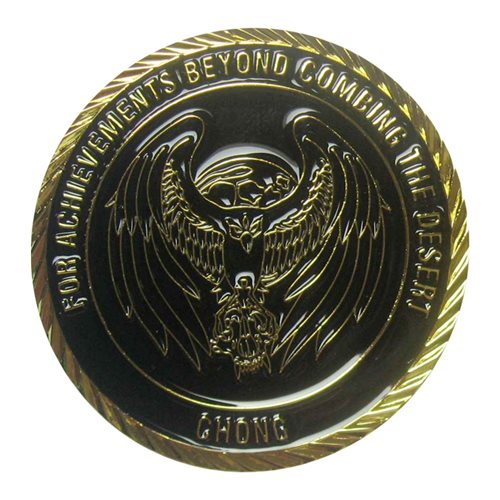 315 COS For Achievements Beyond Combing the Desert Challenge Coin - View 2