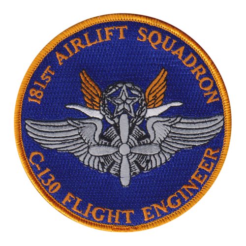 181 AS Texas ANG C-130 Flight Engineer Patch