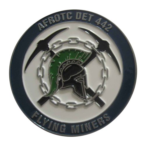 AFROTC Det 442 Flying Miners Commander Challenge Coin