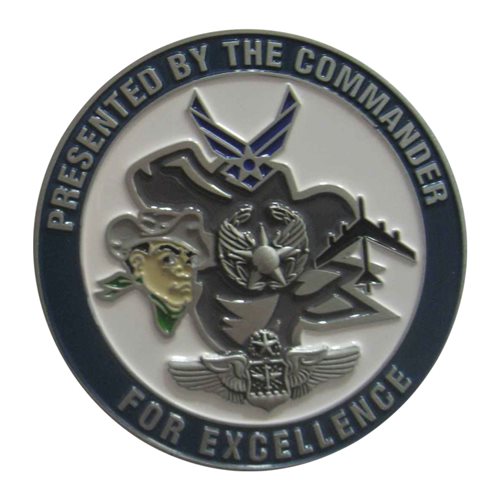 AFROTC Det 442 Flying Miners Commander Challenge Coin - View 2