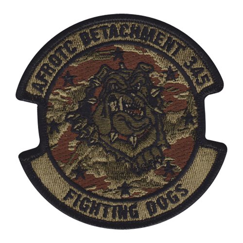 AFROTC DET 345 University of Massachusetts Lowell Fighting Dogs OCP Patch