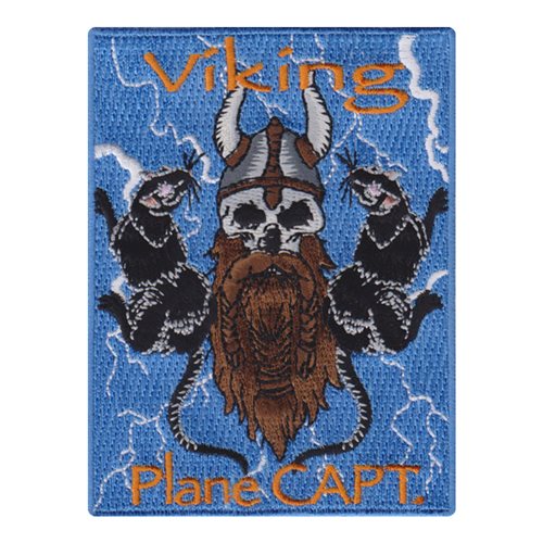 Plain Captain Viking Patch