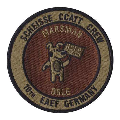 10 EAEF Scheisse CCATT Crew OCP Patch